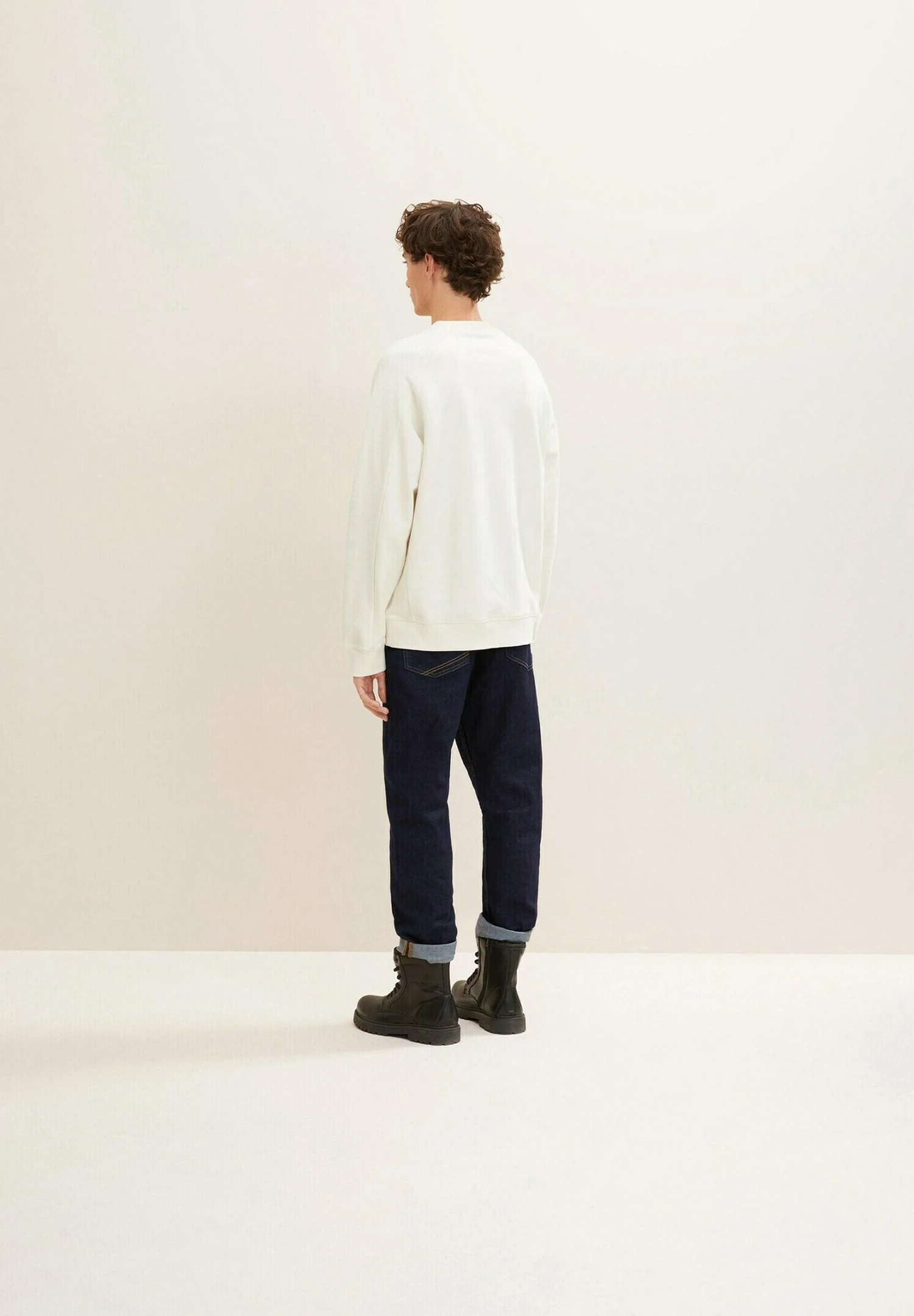 TOM TAILOR Denim Denim StrickMaglioneSoft Light Beige Uomo Maglieria TO722Q0BL-B11 5 TOM TAILOR Denim Denim StrickMaglioneSoft Light Beige Uomo Maglieria TO722Q0BL-B11 - immagine 3