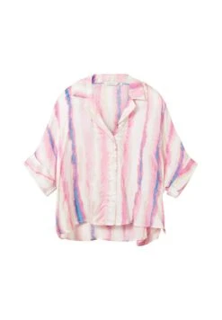 Tom Tailor Loose Fit CamiciaPink Tie Dye Stripe Donna Camicie E Bluse TO221E16E-J11 -Tom Tailor 38c15aaa79f741988574694f1b66529e