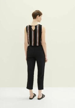 TOM TAILOR Denim Tapered Fit PantaloniDeep Black Donna Pantaloni TO721A0BP-Q11 -Tom Tailor 39d48d3c944b4f02a464e886a3f56c02