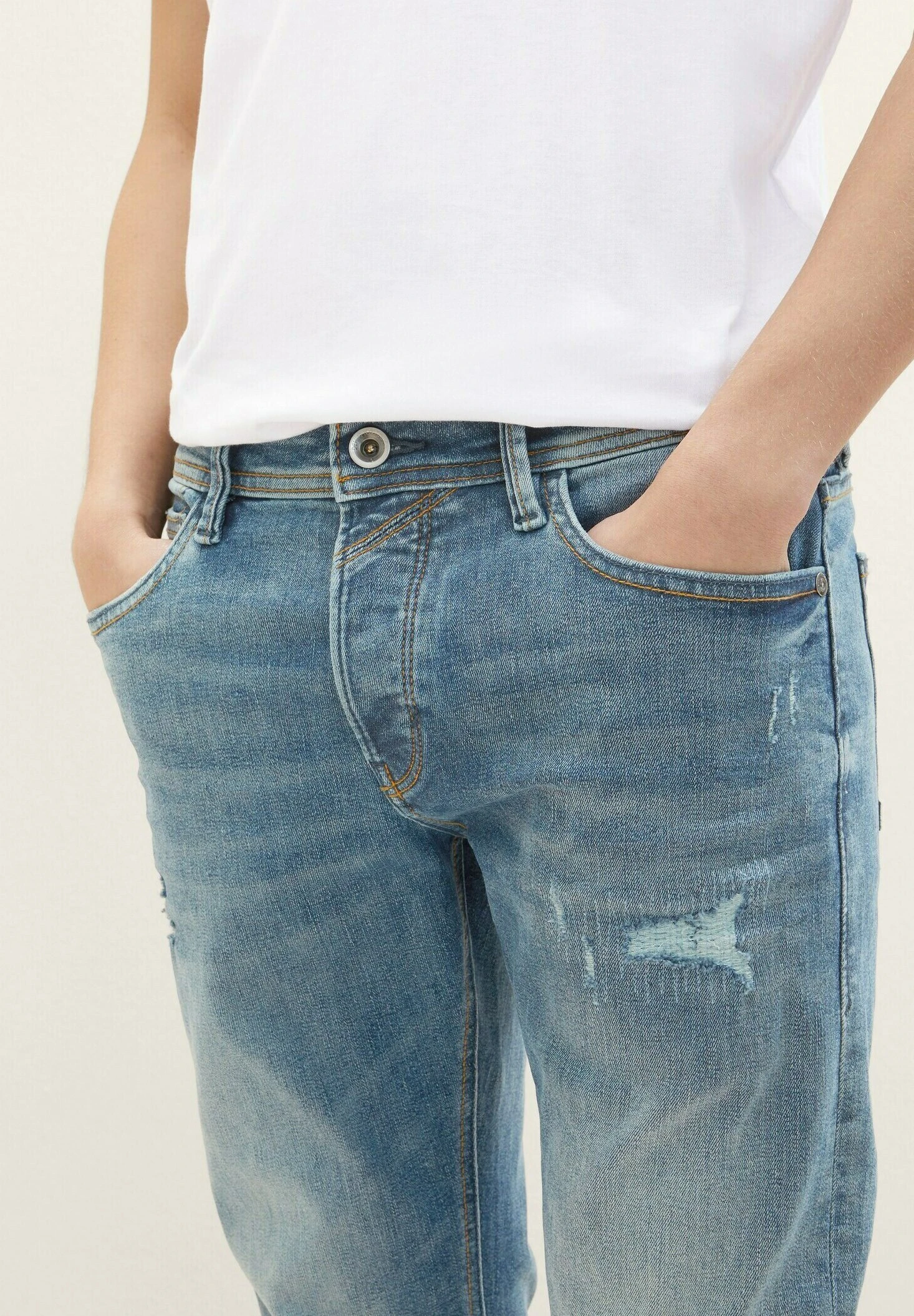 TOM TAILOR Denim Piers Slim- Jeans Slim Fit - Tinted Blue Denim 7 TOM TAILOR Denim Piers Slim- Jeans Slim Fit - Tinted Blue Denim - immagine 5