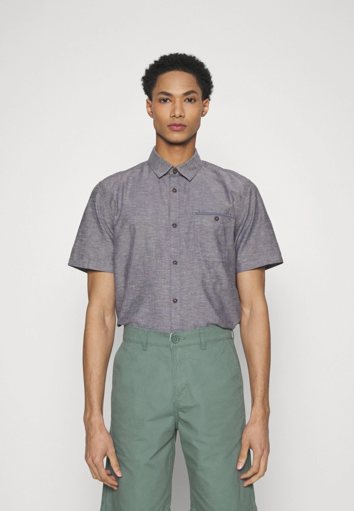 Tom Tailor Chambray ShirtCamiciaNavy Uomo Camicie TO222D0Z4-K11 3 Tom Tailor Chambray ShirtCamiciaNavy Uomo Camicie TO222D0Z4-K11