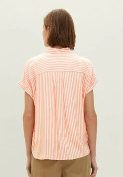 Tom Tailor GestreifteCamiciaOrange White Stripe Woven Donna Camicie E Bluse TO221E15V-H11 -Tom Tailor 3d11194da24648d996be4d2d55732073