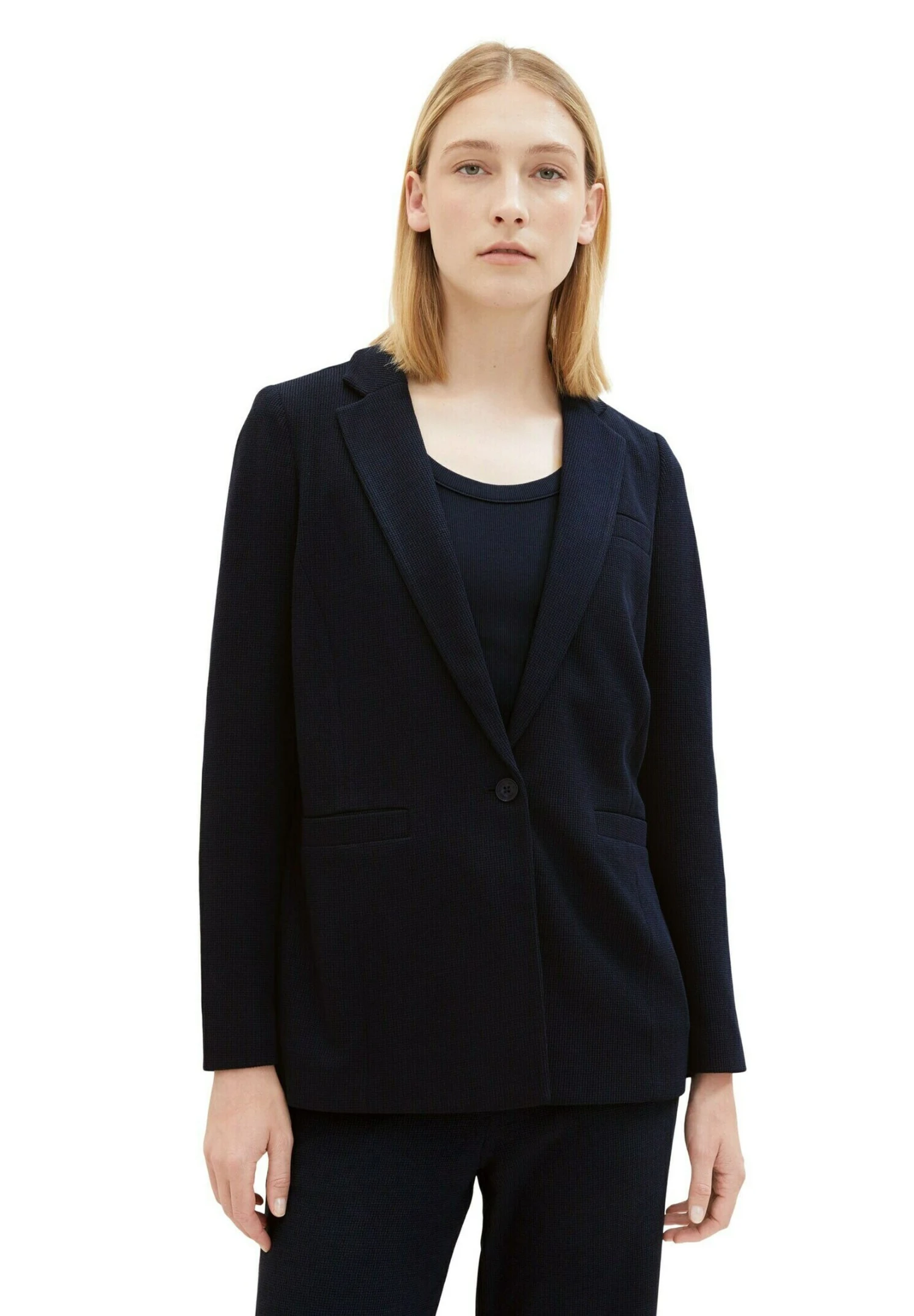 Tom Tailor Mit StrukturBlazerSky Captain Blue Donna Giacche E Blazer TO221G0D5-K11 8 Tom Tailor Mit StrukturBlazerSky Captain Blue Donna Giacche E Blazer TO221G0D5-K11 - immagine 6