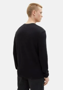 TOM TAILOR Denim BasicMaglioneBlack Uomo Maglieria TO721I0LA-Q11 -Tom Tailor 3fa97e869080419cab5b89644f1f30a1