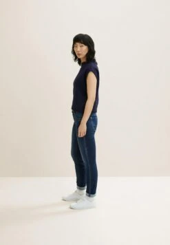 Tom Tailor Alexa Jeans Slim Fit Dark Blue Denim Donna Jeans TO221N0F0-K11 -Tom Tailor 40be823924f142079e61abd23625c6f4