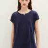 Tom Tailor T-Shirt BasicAtlantic Ocean Blue Donna T-shirt E Top TO221D1II-K12