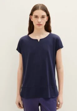 Tom Tailor T-Shirt BasicAtlantic Ocean Blue Donna T-shirt E Top TO221D1II-K12