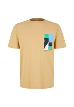 TOM TAILOR Denim T-Shirt Con StampaBrown Rice Uomo T-shirt E Polo TO722O1A5-O11 -Tom Tailor 417e6648e0e346a3979ed9502912c43b