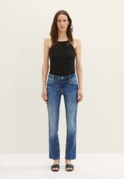 Tom Tailor Alexa StraightJeans A SigarettaMid Stone Wash Denim Donna Jeans TO221N0BW-K12
