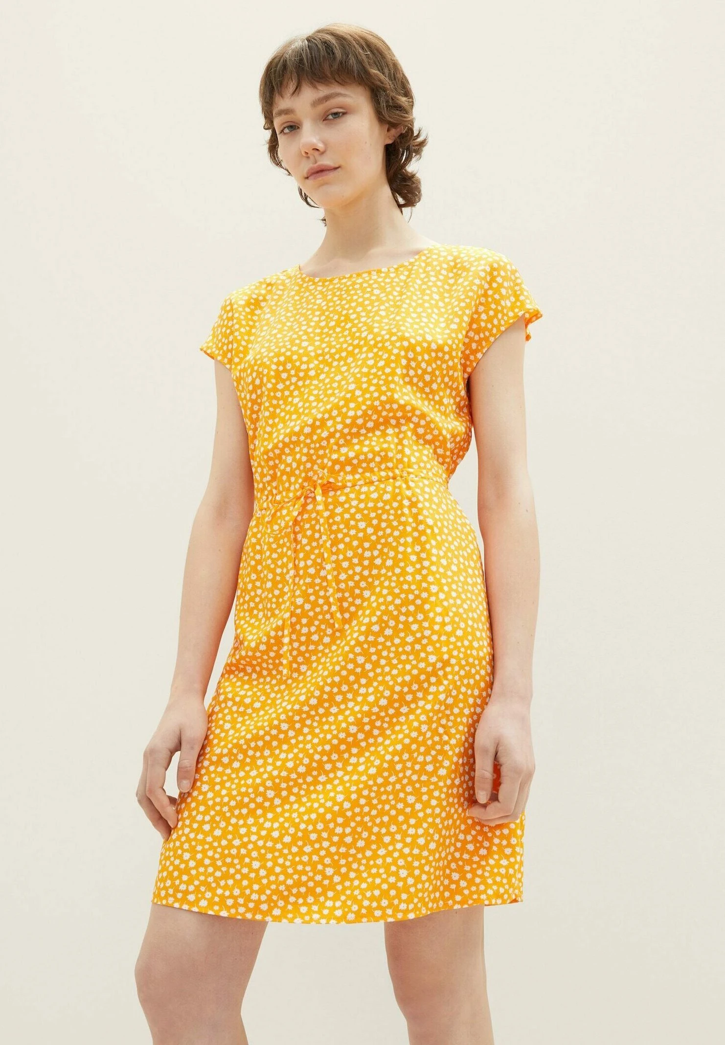 TOM TAILOR Denim EasyVestito EstivoOrange Flower Print Donna Vestiti TO721C0F6-H11 6 TOM TAILOR Denim EasyVestito EstivoOrange Flower Print Donna Vestiti TO721C0F6-H11 - immagine 4