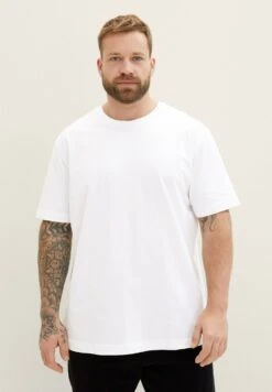 Tom Tailor Plus Im Doppelpack - T-Shirt Basic - White