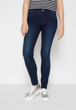TOM TAILOR Denim NelaJeans Skinny FitUsed Dark Stone Blue Donna Jeans TO721N08P-K11