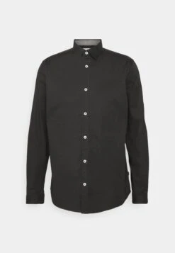 Tom Tailor Stretch Fit - Camicia - Black -Tom Tailor 4316d5446b6443c88e03f632134a58e1