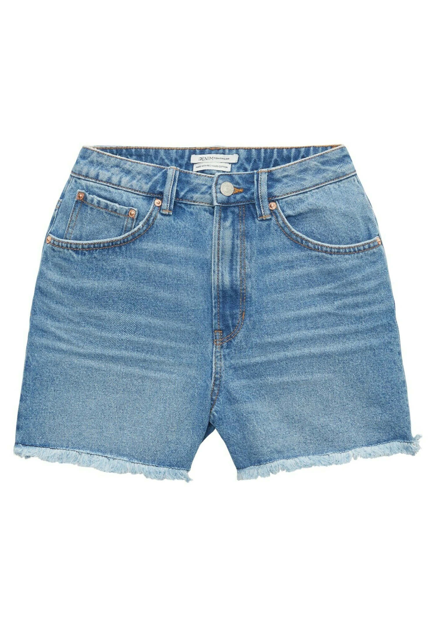 TOM TAILOR Denim MomShorts Di JeansUsed Mid Stone Blue Denim Donna Jeans TO721S03U-K11 11 TOM TAILOR Denim MomShorts Di JeansUsed Mid Stone Blue Denim Donna Jeans TO721S03U-K11 - immagine 9