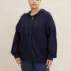 Tom Tailor Plus Basic Felpa Con ZipNavy Midnight Blue Donna Felpe TO221J096-K11 1 Tom Tailor Plus Basic Felpa Con ZipNavy Midnight Blue Donna Felpe TO221J096-K11 -Tom Tailor 44091af23b0b45a8bc8588fbc37a50ac