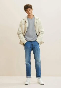 Tom Tailor JoshJeans A SigarettaUsed Mid Stone Blue Denim Uomo Jeans TO222G06W-K14 -Tom Tailor 4488fd6d4ed342a8b4ae0f109c9b27a6