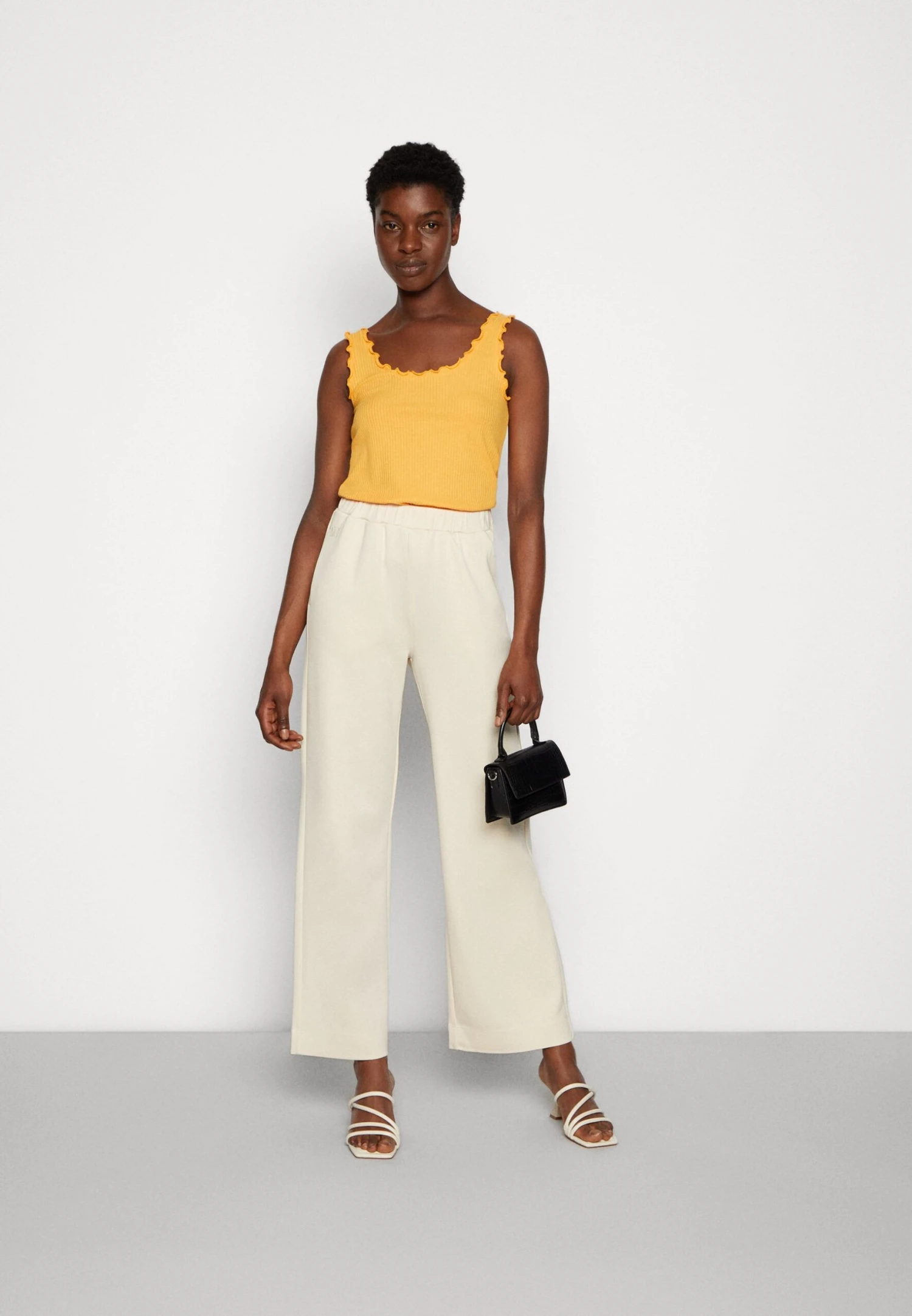 TOM TAILOR Denim RufflesTopOrange Bliss Donna T-shirt E Top TO721D0Z3-H11 4 TOM TAILOR Denim RufflesTopOrange Bliss Donna T-shirt E Top TO721D0Z3-H11 - immagine 2