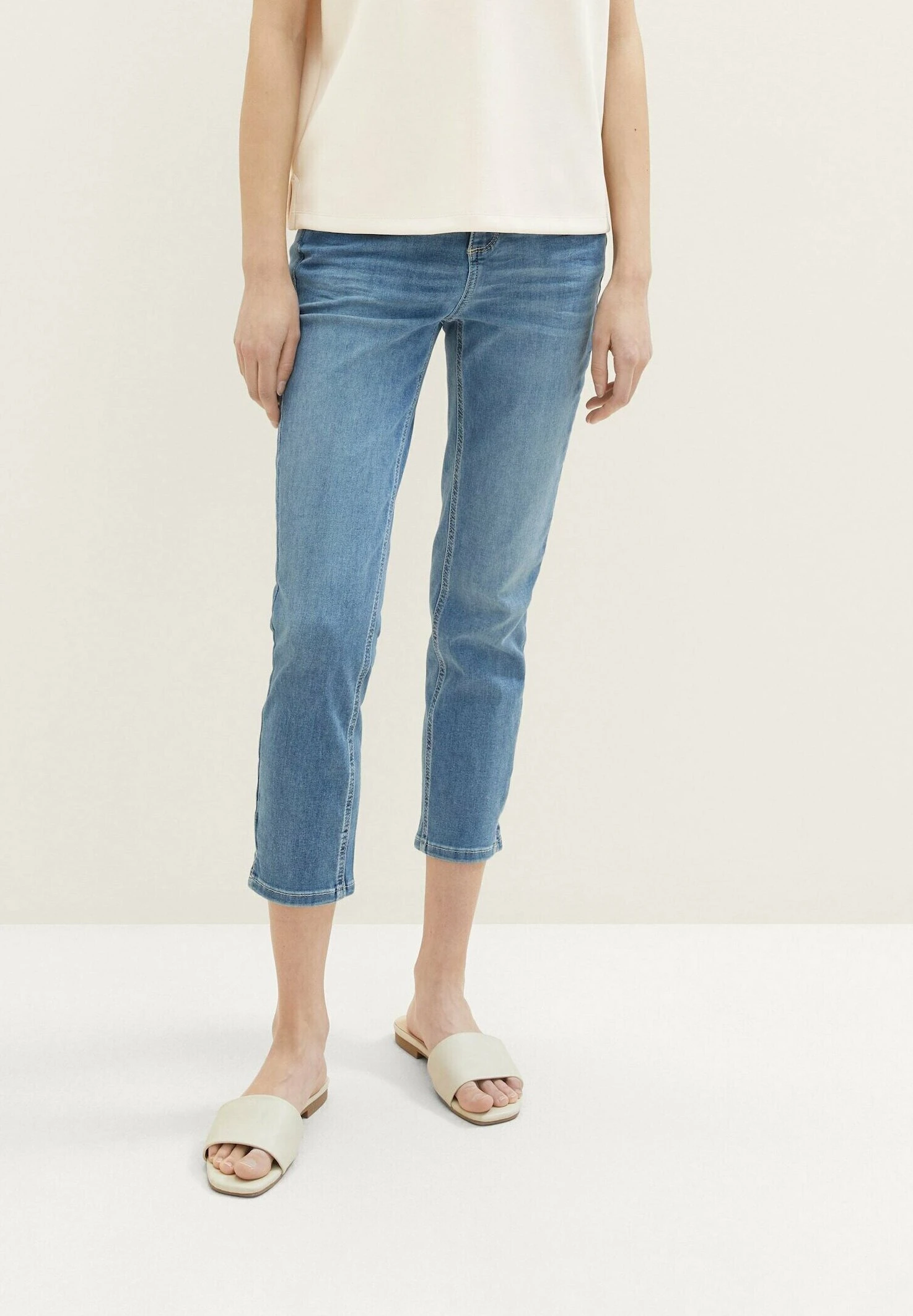 Tom Tailor Alexa Jeans - Jeans Slim Fit - Light Stone Wash Denim 3 Tom Tailor Alexa Jeans - Jeans Slim Fit - Light Stone Wash Denim