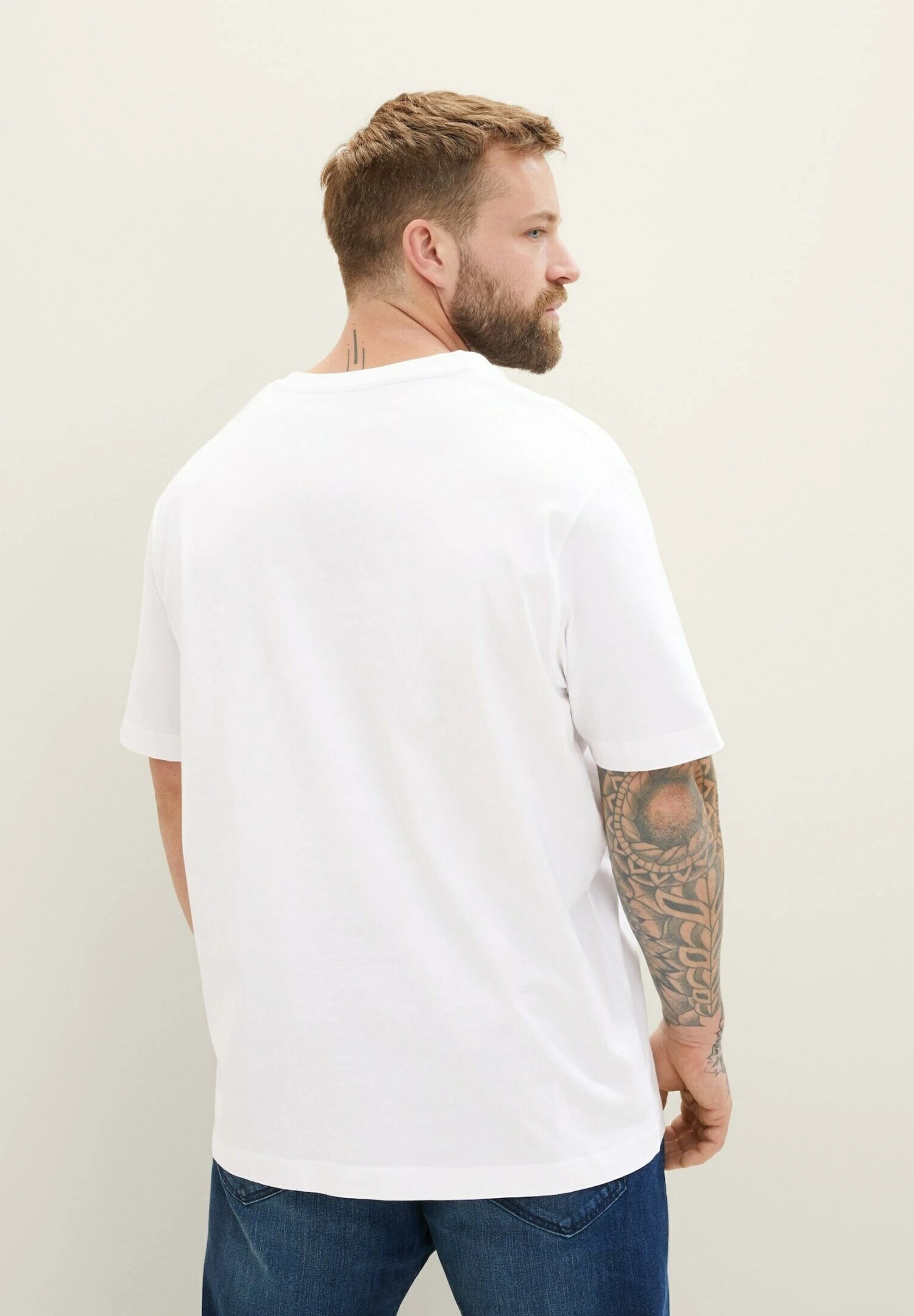 Tom Tailor Mit Logo T-Shirt Con StampaWhite Uomo T-shirt E Polo TO222O1CO-A11 4 Tom Tailor Mit Logo T-Shirt Con StampaWhite Uomo T-shirt E Polo TO222O1CO-A11 - immagine 2