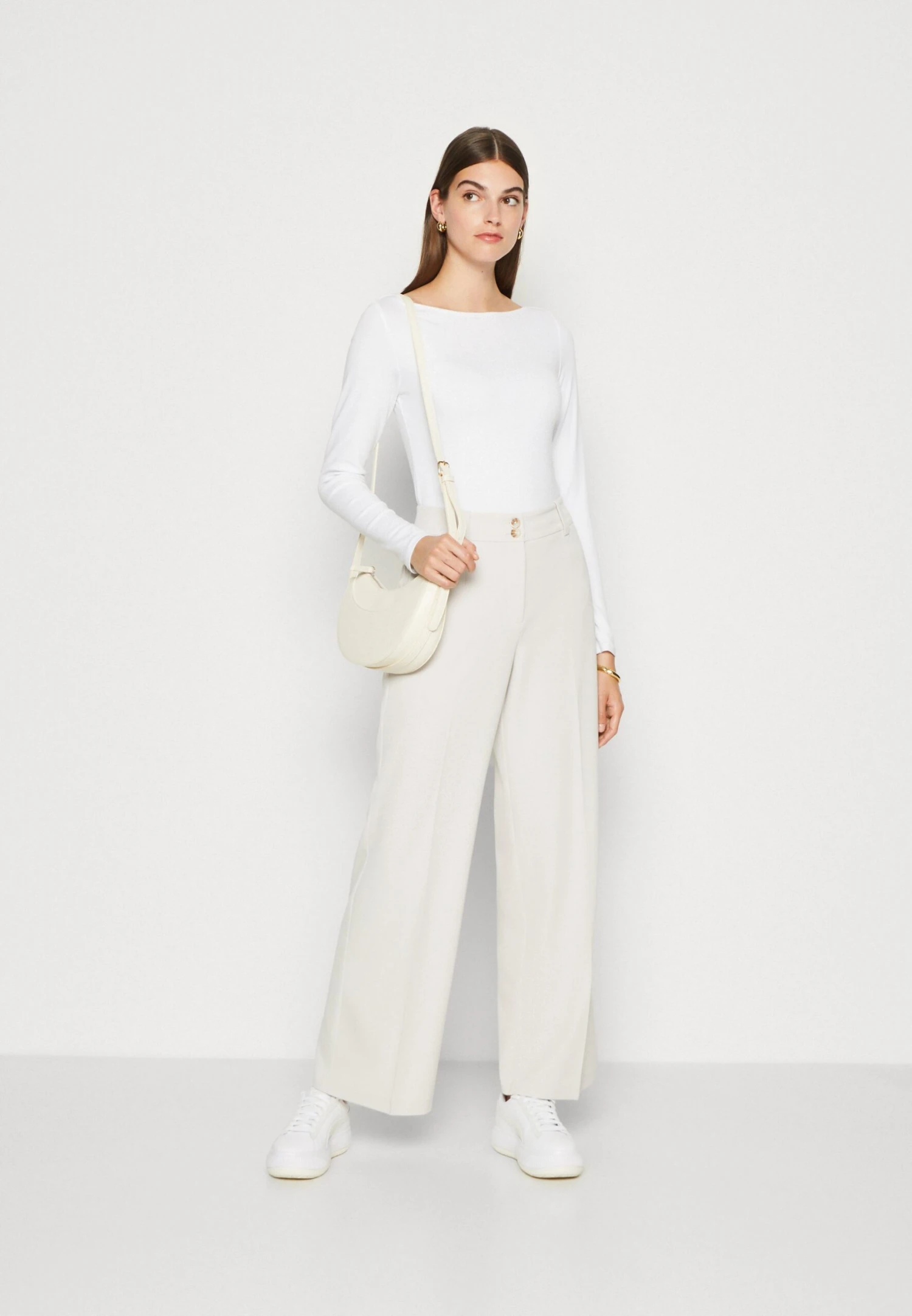 Tom Tailor Lea Wide LegPantaloniClouds Grey Donna Pantaloni TO221A0JE-C11 4 Tom Tailor Lea Wide LegPantaloniClouds Grey Donna Pantaloni TO221A0JE-C11 - immagine 2