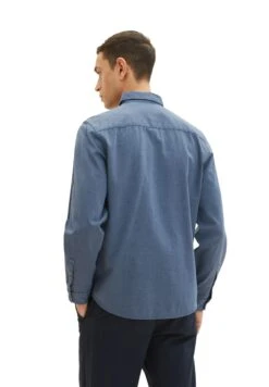 Tom Tailor Mit StrukturCamiciaBlue Navy Squared Structure Uomo Camicie TO222D0ZV-K11 -Tom Tailor 45dfd8fff5014e5cacf68aae8fd624d0