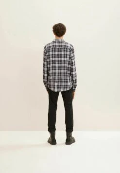 TOM TAILOR Denim CamiciaCoal Grey Light Beige Check Uomo Camicie TO722D0R2-C11 10 TOM TAILOR Denim CamiciaCoal Grey Light Beige Check Uomo Camicie TO722D0R2-C11 -Tom Tailor 46207aa29b2044cdb082c7f9553ca942