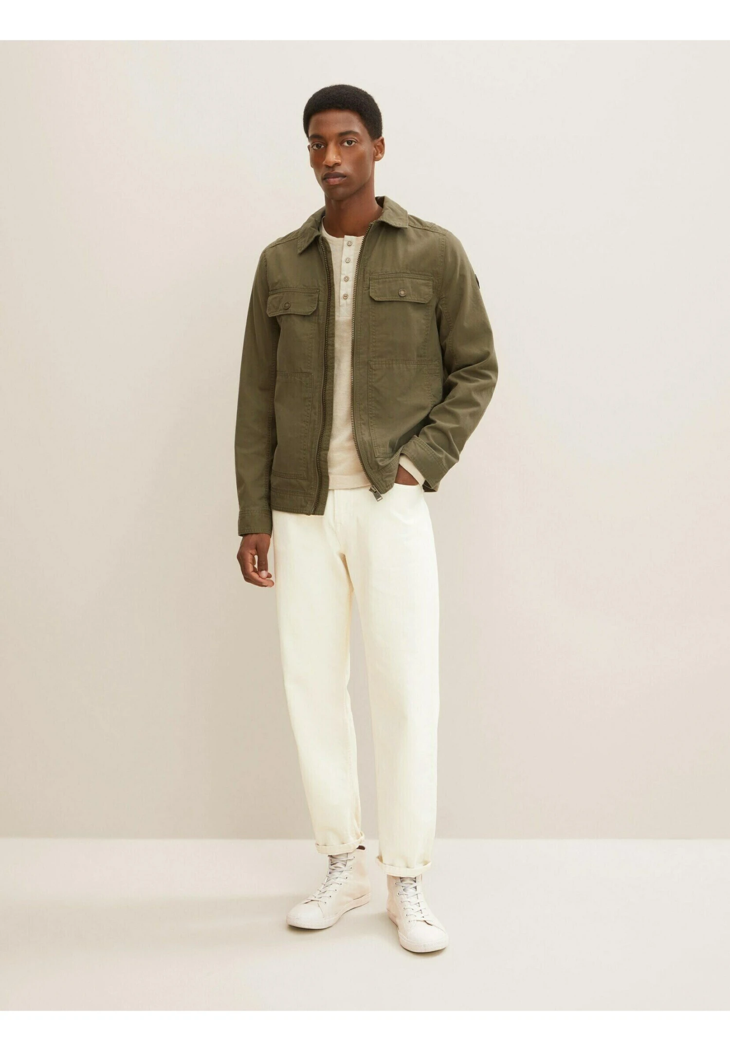 Tom Tailor Giacca Di JeansOlive Uomo Giacche TO222T0BK-N11 4 Tom Tailor Giacca Di JeansOlive Uomo Giacche TO222T0BK-N11 - immagine 2