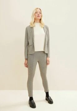 Tom Tailor Mit TeilungsnähtenPantaloniTarmac Beige Ck Check Design Donna Pantaloni TO221A0HV-C11 -Tom Tailor 477db067fc214e188455e32fa62a7dec