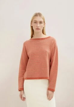 Tom Tailor Bubble StructureMaglioneRed Bubble Structure Donna Maglieria TO221I0R1-G11