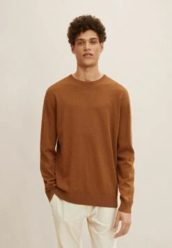Tom Tailor BasicMaglioneEquestrian Brown Melange Uomo Maglieria TO222Q0L2-O13