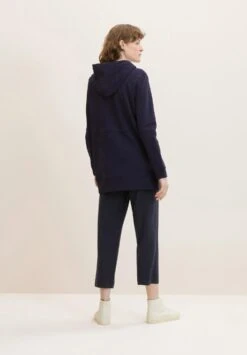 Tom Tailor Felpa Con ZipNavy Midnight Blue Donna Felpe TO221J097-K11 -Tom Tailor 4a86fa50a1e04019ad8b440ab2d1e312