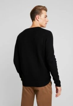 TOM TAILOR Denim Zigzag Structured CrewneckMaglioneBlack Uomo Maglieria TO722Q080-Q12 -Tom Tailor 4ad6d6725ba64e68a4dd5c3098a67409