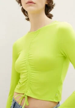 TOM TAILOR Denim Curved RouchingMaglietta A Manica LungaNeon Lime Donna T-shirt E Top TO721D11M-E11 11 TOM TAILOR Denim Curved RouchingMaglietta A Manica LungaNeon Lime Donna T-shirt E Top TO721D11M-E11 -Tom Tailor 4c21d4fe7e66455fb769f74f08b1f0fc
