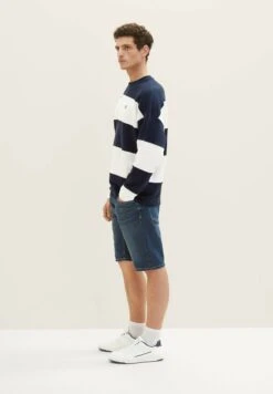 Tom Tailor JoshShorts Di JeansDark Stone Wash Denim Uomo Jeans TO222F0GA-K12 -Tom Tailor 4d7ab5e1fd1d4763a8c9c59feef81c22