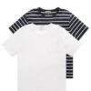Tom Tailor 2 Pack Basic TeesT-Shirt Con StampaWhite Bambini T-shirt & Top TO224G0SG-A11 -Tom Tailor 4d86797798d348a0802e39975949f30d