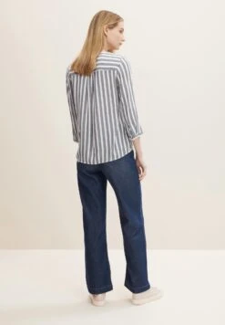 Tom Tailor StripedCamicettaOffwhite/Navy Donna Camicie E Bluse TO221E0RL-A11 10 Tom Tailor StripedCamicettaOffwhite/Navy Donna Camicie E Bluse TO221E0RL-A11 -Tom Tailor 4d8a2b492eca475f9e5ff7246963e205