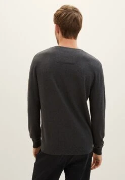 Tom Tailor Basic Crew NeckMaglioneBlack Grey Melange Uomo Maglieria TO222Q0F9-Q11 10 Tom Tailor Basic Crew NeckMaglioneBlack Grey Melange Uomo Maglieria TO222Q0F9-Q11 -Tom Tailor 4dbeec3bb4af4927ab3d15146383ea63