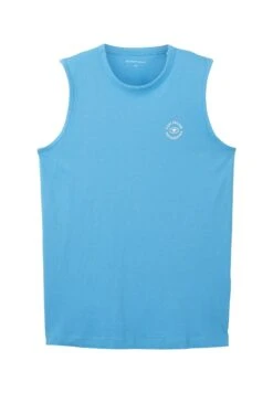 Tom Tailor Basic TankTopRainy Sky Blue Uomo T-shirt E Polo TO222O1BA-K12 -Tom Tailor 4dd15700c42840c1ac8fedf7c2fbdf6b