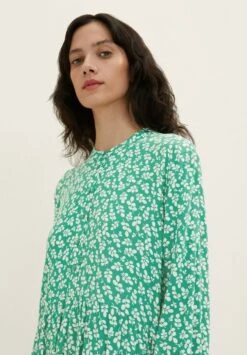 Tom Tailor Mit Allover-Blumenprint Vestito EstivoGreen Floral Design Donna Vestiti TO221C0PW-M11 -Tom Tailor 4f2f34e4be6a4a48bbed550afe6c320a