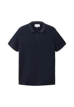 Tom Tailor Mit StrukturPoloSky Captain Blue Uomo T-shirt E Polo TO222P0DG-K11 -Tom Tailor 4f722349fa2a486eae21dffcb10b88a9