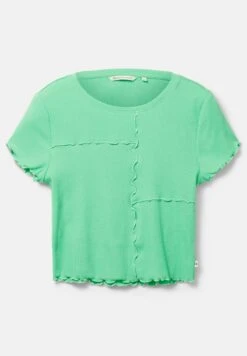 TOM TAILOR Denim Cropped Mit ZiernähtenT-Shirt Con StampaStrong Green Donna T-shirt E Top TO721D12T-M11 17 TOM TAILOR Denim Cropped Mit ZiernähtenT-Shirt Con StampaStrong Green Donna T-shirt E Top TO721D12T-M11 -Tom Tailor 5016671036024cccbb31dfe3ac746caa