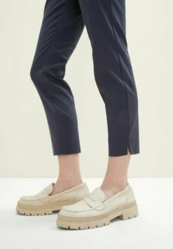 Tom Tailor Mia Slim Mit SeitenschlitzChinoSky Captain Blue Donna Pantaloni TO221A0JI-K11 -Tom Tailor 502edfec4b9743b4abf1cc521cf9546b