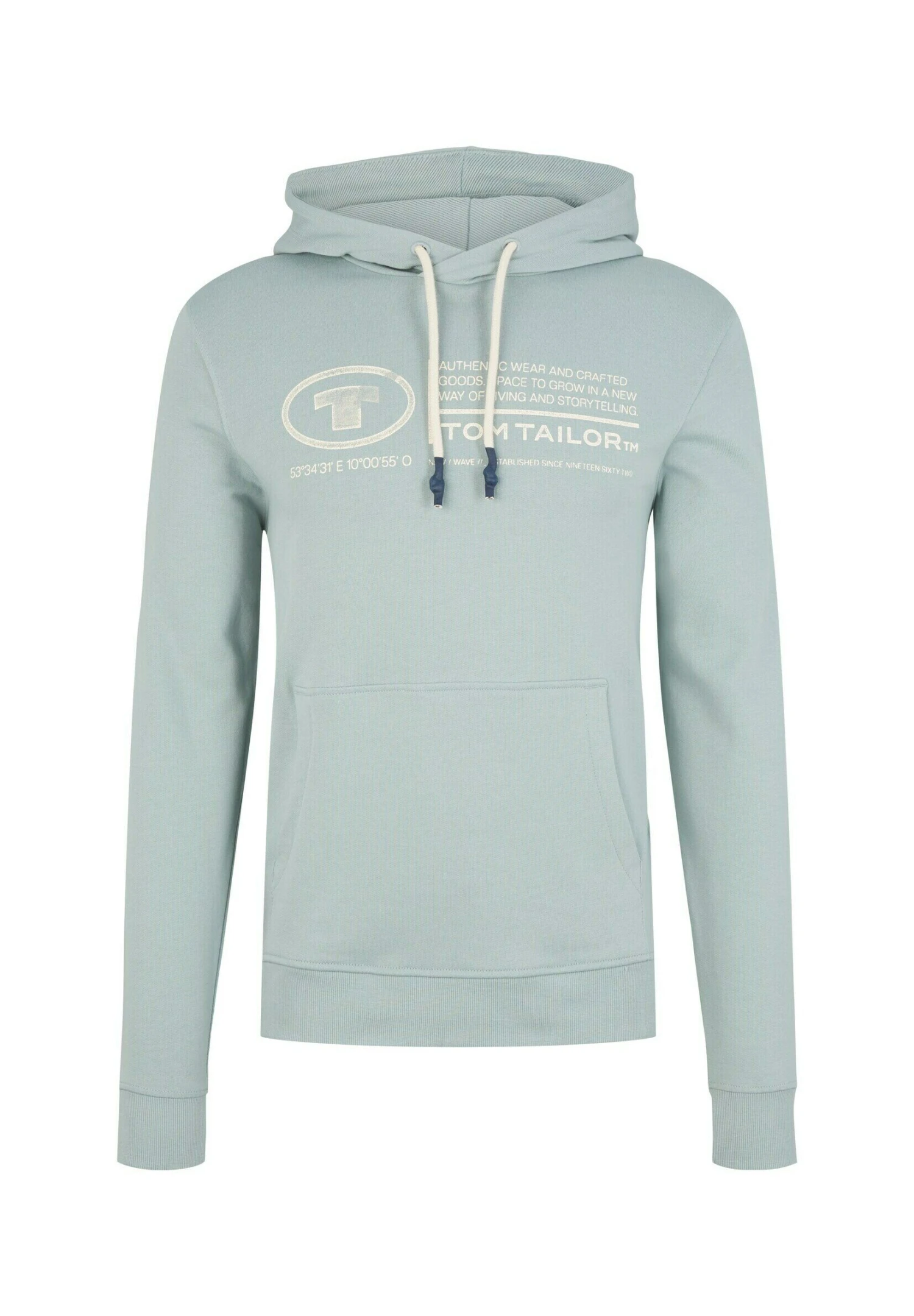 Tom Tailor Mit LogoFelpa Con CappuccioLight Ice Blue Uomo Maglieria E Felpe TO222S0GL-K11 7 Tom Tailor Mit LogoFelpa Con CappuccioLight Ice Blue Uomo Maglieria E Felpe TO222S0GL-K11 - immagine 5