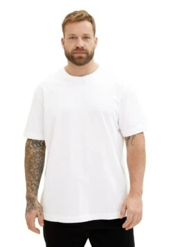 Tom Tailor Plus Im Doppelpack - T-Shirt Basic - White -Tom Tailor 52294fde2466416e84e1b4b8ab732f57