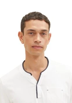 Tom Tailor Mit Aufgesetzter TascheT-Shirt BasicWeiß Uomo T-shirt E Polo TO222O1BL-A11 -Tom Tailor 534899612513458aac7ceeb07be15f51