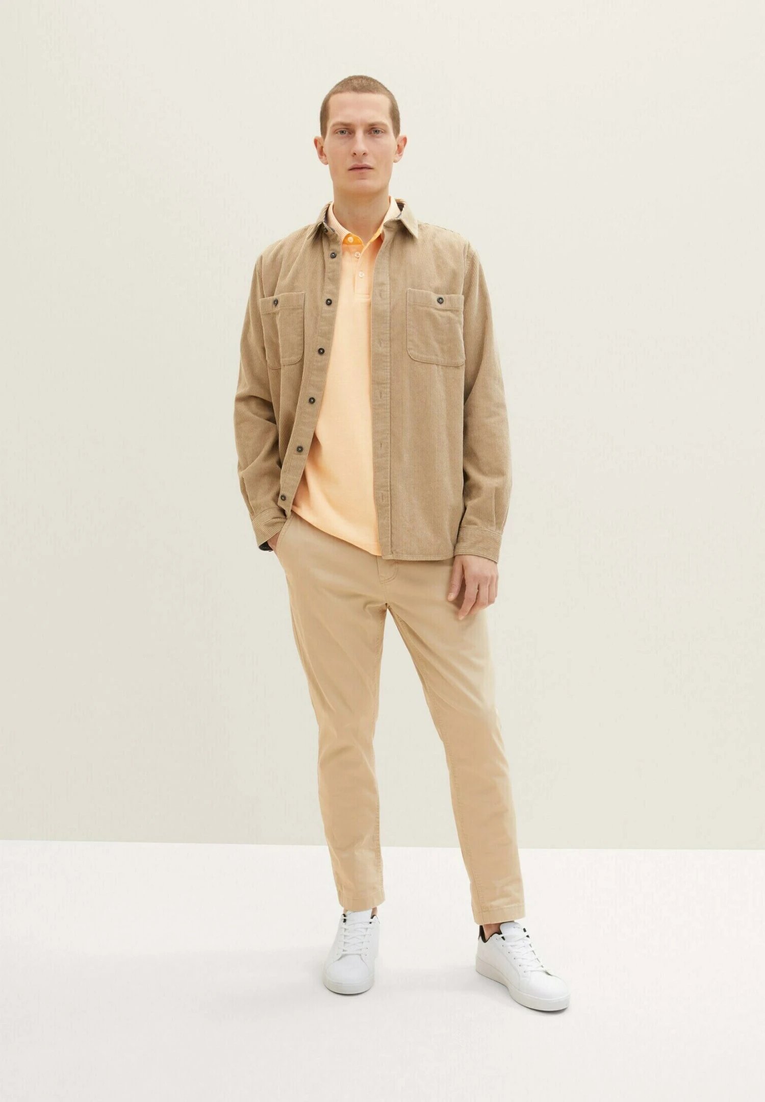 Tom Tailor TdPoloOrange Vintage Beige Twotone Uomo T-shirt E Polo TO222P0CY-H12 4 Tom Tailor TdPoloOrange Vintage Beige Twotone Uomo T-shirt E Polo TO222P0CY-H12 - immagine 2