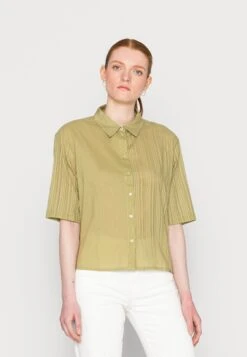 Tom Tailor Blouse Tonal Stripe MixCamicettaModerate Olive Donna Camicie E Bluse TO221E103-N11