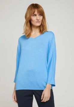 Tom Tailor BatwingMaglioneSoft Cloud Blue Melange Donna Maglieria TO221D154-K11