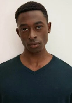 Tom Tailor V-NeckMaglioneDark Gable Green Melange Uomo Maglieria TO222Q0L6-M13 -Tom Tailor 5822ca40498047569600669a6e39eaa8