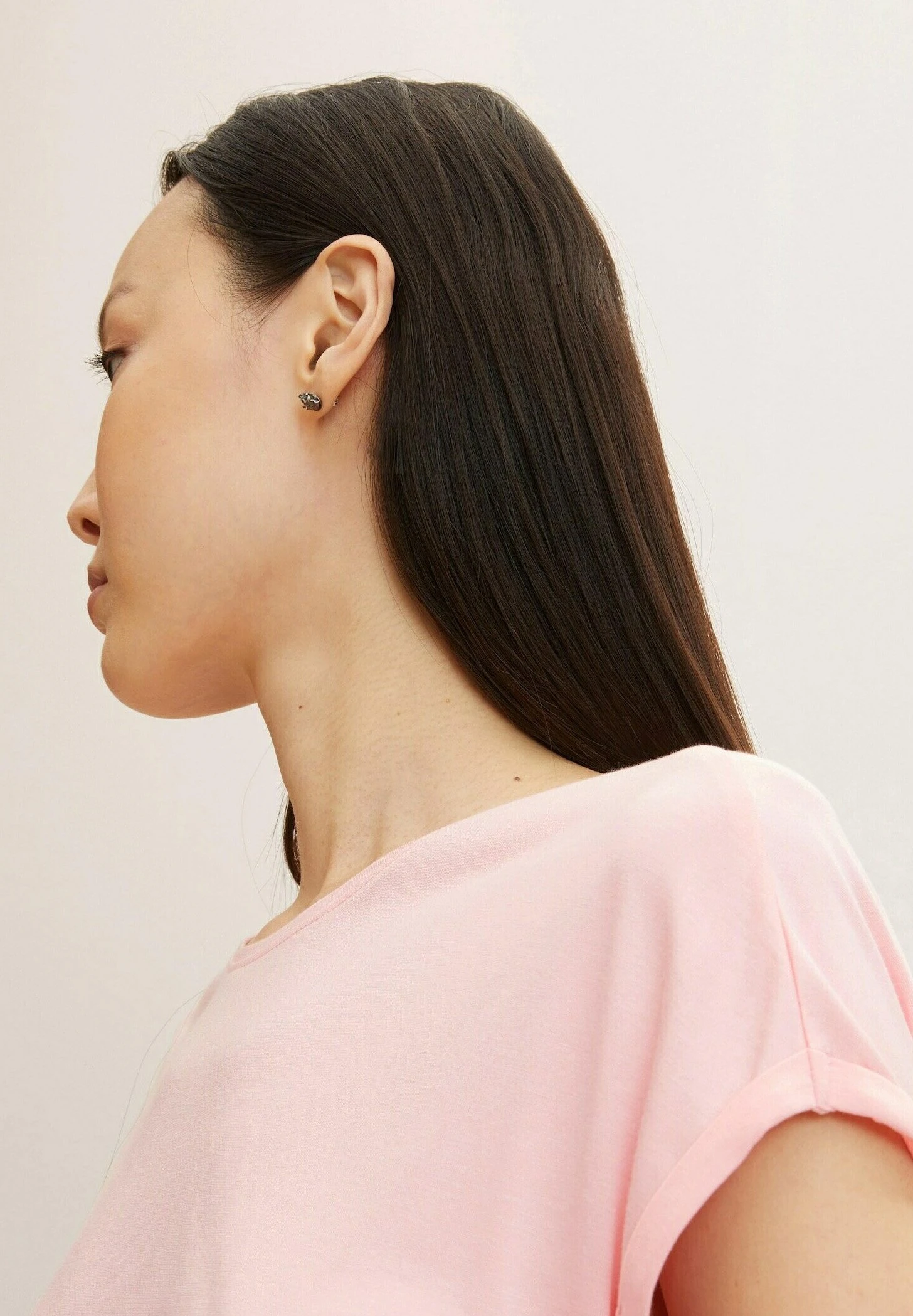 TOM TAILOR Denim Fluent T-Shirt BasicSoft Pink Donna T-shirt E Top TO721D0YH-J11 6 TOM TAILOR Denim Fluent T-Shirt BasicSoft Pink Donna T-shirt E Top TO721D0YH-J11 - immagine 4